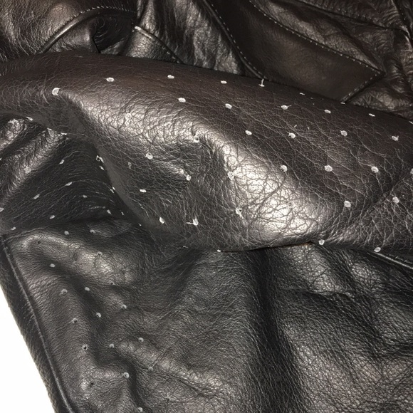 Black Leather Motorcycle Suit by Four Star - Picture 11 of 13